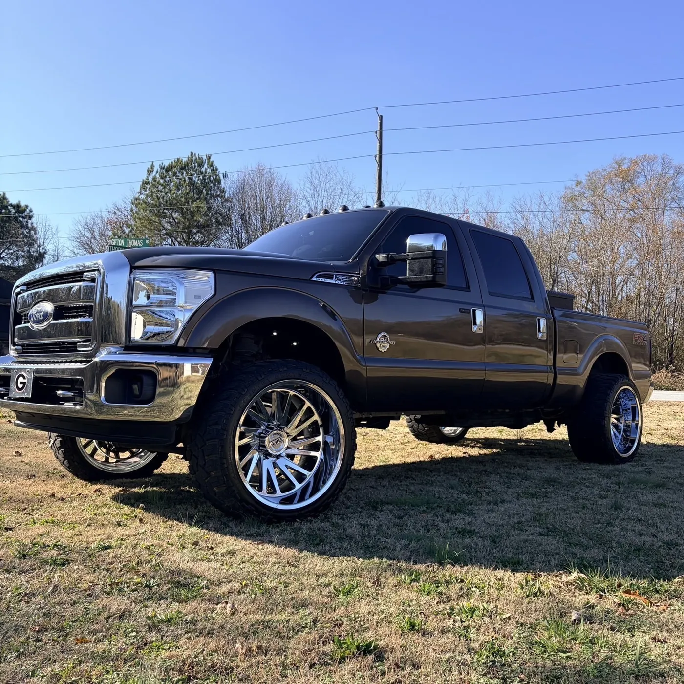 Ford Super Duty after an exterior detail
