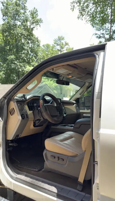 Super Duty interior — detailed by North Georgia Shine