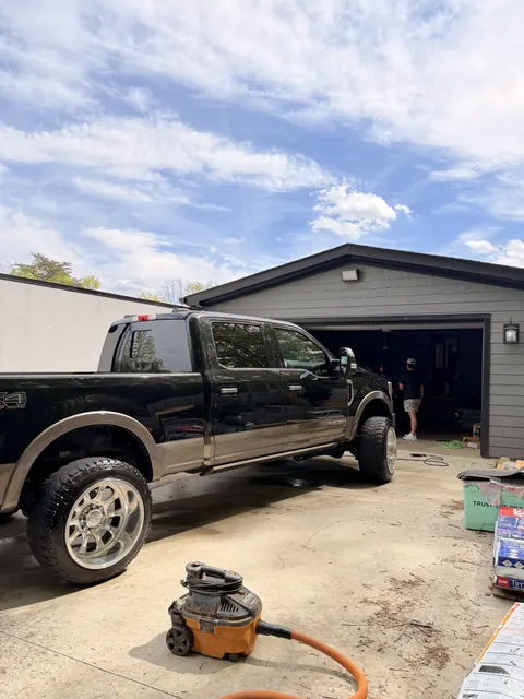 F-150 — mid-detail — detailed by North Georgia Shine